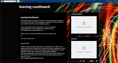 Desktop Screenshot of leavingsouthwark.blogspot.com