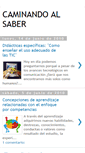 Mobile Screenshot of caminandoalsaber.blogspot.com