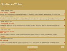 Tablet Screenshot of christianyawriters.blogspot.com