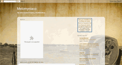 Desktop Screenshot of melomyniaco.blogspot.com