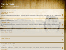 Tablet Screenshot of melomyniaco.blogspot.com