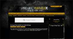 Desktop Screenshot of projectgamesx.blogspot.com