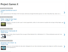 Tablet Screenshot of projectgamesx.blogspot.com