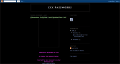 Desktop Screenshot of free-xxx-porn-passwords.blogspot.com