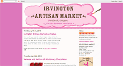 Desktop Screenshot of irvingtonartisanmarket.blogspot.com