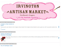 Tablet Screenshot of irvingtonartisanmarket.blogspot.com