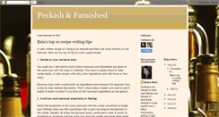 Desktop Screenshot of peckishandfamished.blogspot.com