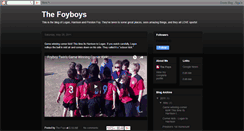 Desktop Screenshot of foyboys.blogspot.com