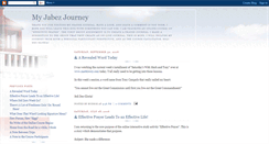 Desktop Screenshot of myjabezjourney.blogspot.com