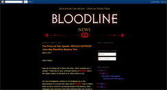Desktop Screenshot of bloodline-news.blogspot.com