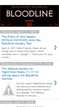 Mobile Screenshot of bloodline-news.blogspot.com