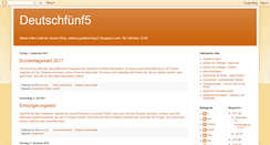 Desktop Screenshot of deutsch-5.blogspot.com