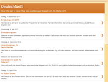 Tablet Screenshot of deutsch-5.blogspot.com