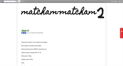 Desktop Screenshot of matcham-matcham.blogspot.com