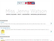 Tablet Screenshot of missjenniferwatson.blogspot.com