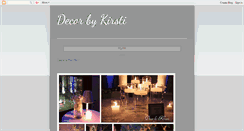 Desktop Screenshot of decorbykirsti.blogspot.com