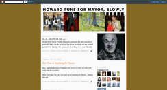 Desktop Screenshot of howardformayor.blogspot.com