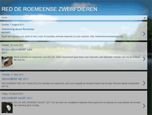 Tablet Screenshot of helproemeensezwerfdieren.blogspot.com