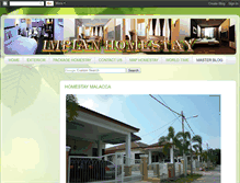 Tablet Screenshot of homestay-malacca.blogspot.com