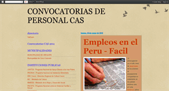 Desktop Screenshot of convocatorias-peru.blogspot.com