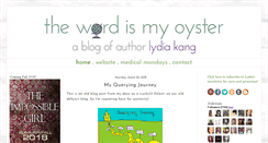 Desktop Screenshot of lydiakang.blogspot.com