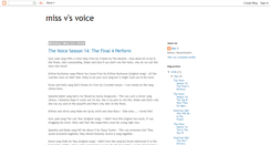 Desktop Screenshot of missvsvoice.blogspot.com