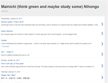 Tablet Screenshot of daily-nihongo.blogspot.com