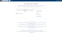 Desktop Screenshot of plumbbiznews.blogspot.com