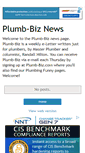 Mobile Screenshot of plumbbiznews.blogspot.com