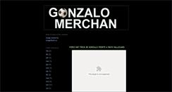 Desktop Screenshot of gonzalo-merchan.blogspot.com