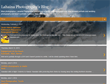 Tablet Screenshot of lahainaphotography.blogspot.com
