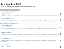 Tablet Screenshot of downloadcoolfreestuff.blogspot.com