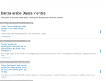 Tablet Screenshot of danza-arabe-danza-vientre.blogspot.com