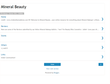Tablet Screenshot of mineralbeauty.blogspot.com