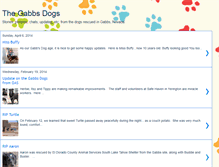 Tablet Screenshot of gabbsdogs.blogspot.com