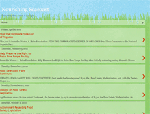 Tablet Screenshot of nourishingseacoast.blogspot.com