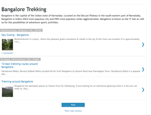 Tablet Screenshot of bangalore-trekking.blogspot.com