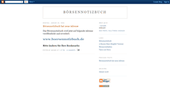 Desktop Screenshot of boersennotizbuch.blogspot.com