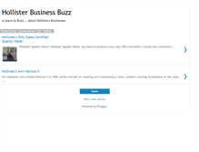 Tablet Screenshot of hollisterbbuzz.blogspot.com