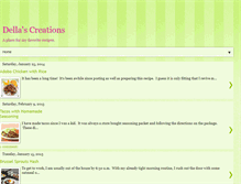 Tablet Screenshot of dellascreations.blogspot.com
