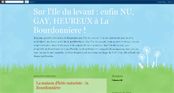 Desktop Screenshot of iledulevant-labourdonniere.blogspot.com