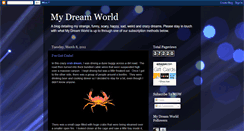 Desktop Screenshot of nick-mydreamworld.blogspot.com