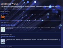 Tablet Screenshot of nick-mydreamworld.blogspot.com