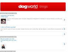 Tablet Screenshot of dogworldcrufts2009.blogspot.com