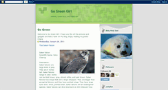 Desktop Screenshot of gogreenveggiegirl.blogspot.com