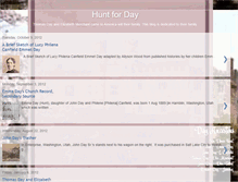 Tablet Screenshot of hunt4day.blogspot.com