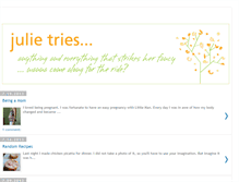Tablet Screenshot of julietries.blogspot.com