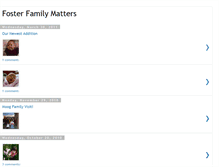 Tablet Screenshot of fosterfamilymatters.blogspot.com