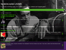 Tablet Screenshot of nerdgasmlives.blogspot.com
