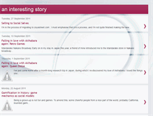 Tablet Screenshot of aninterestingstory.blogspot.com